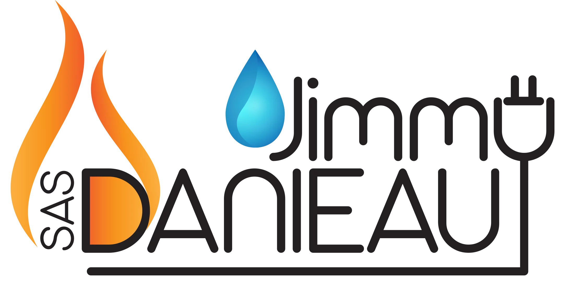 Logo Jimmy Danieau, artisan plombier chauffagiste en Vendée.